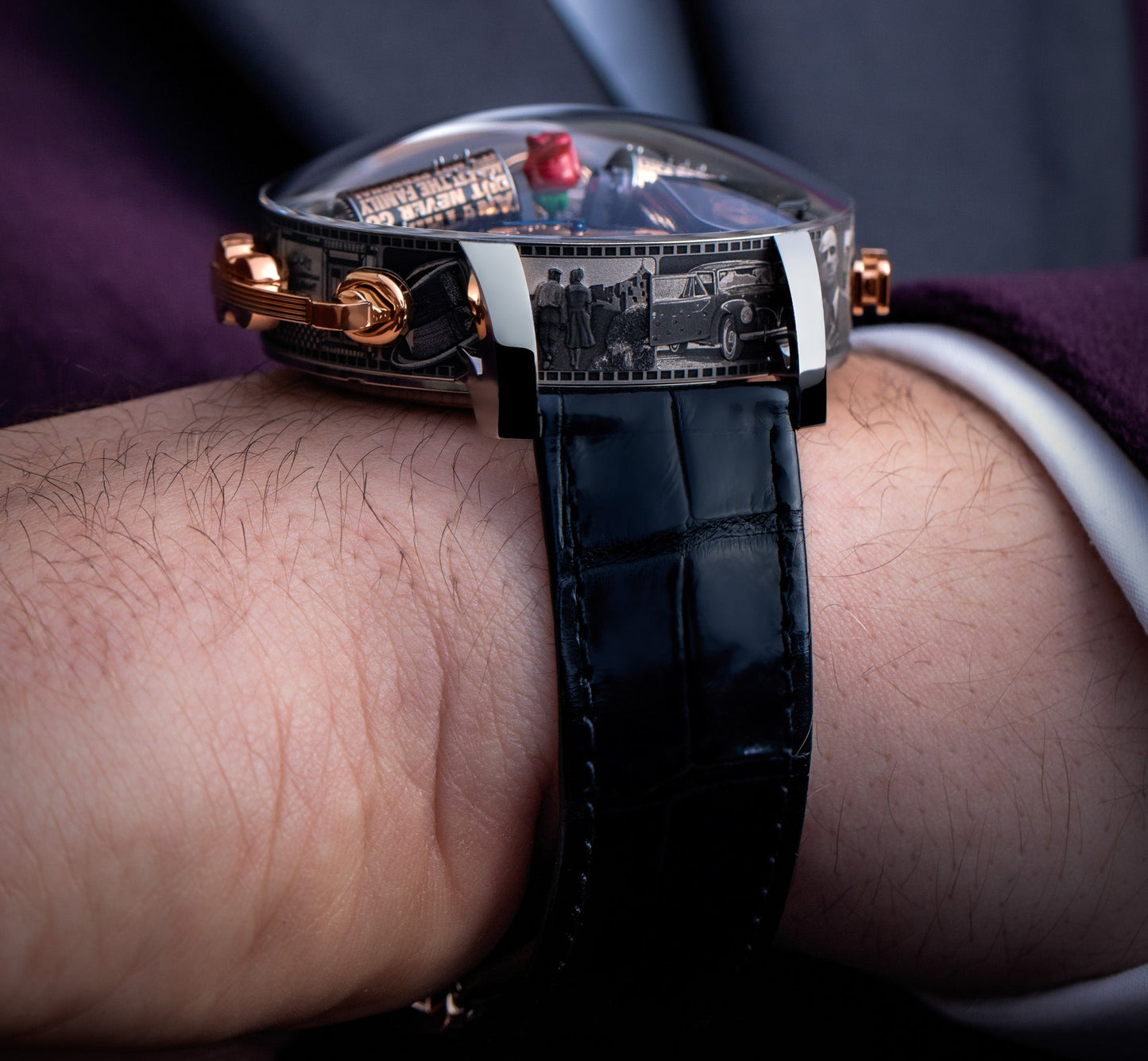 Jacob & Co. Opera Godfather | Legendary Music Box Tourbillon Watch جاكوب آند كو أوبرا جودفاذر | ساعة توربيون بصندوق موسيقي أسطوري