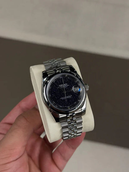 Galactic Galaxy Dial Automatic Watch – 904L Steel | ساعة فاخرة بتصميم المجرة