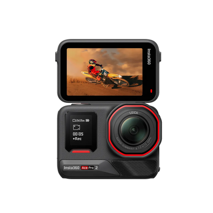 Insta360 Ace Pro 2 – Professional 8K Action Camera with Advanced AI Features إنستا360 آيس برو 2 – كاميرا أكشن احترافية بدقة 8K وميزات ذكاء اصطناعي متقدمة