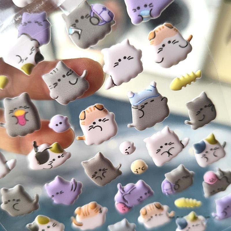 3D Cartoon Toy Stickers