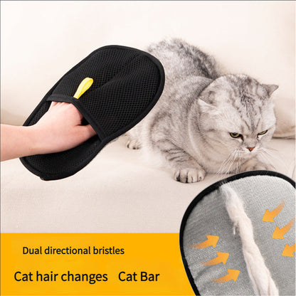 Double-Sided Pet Grooming Cleaning Gloves