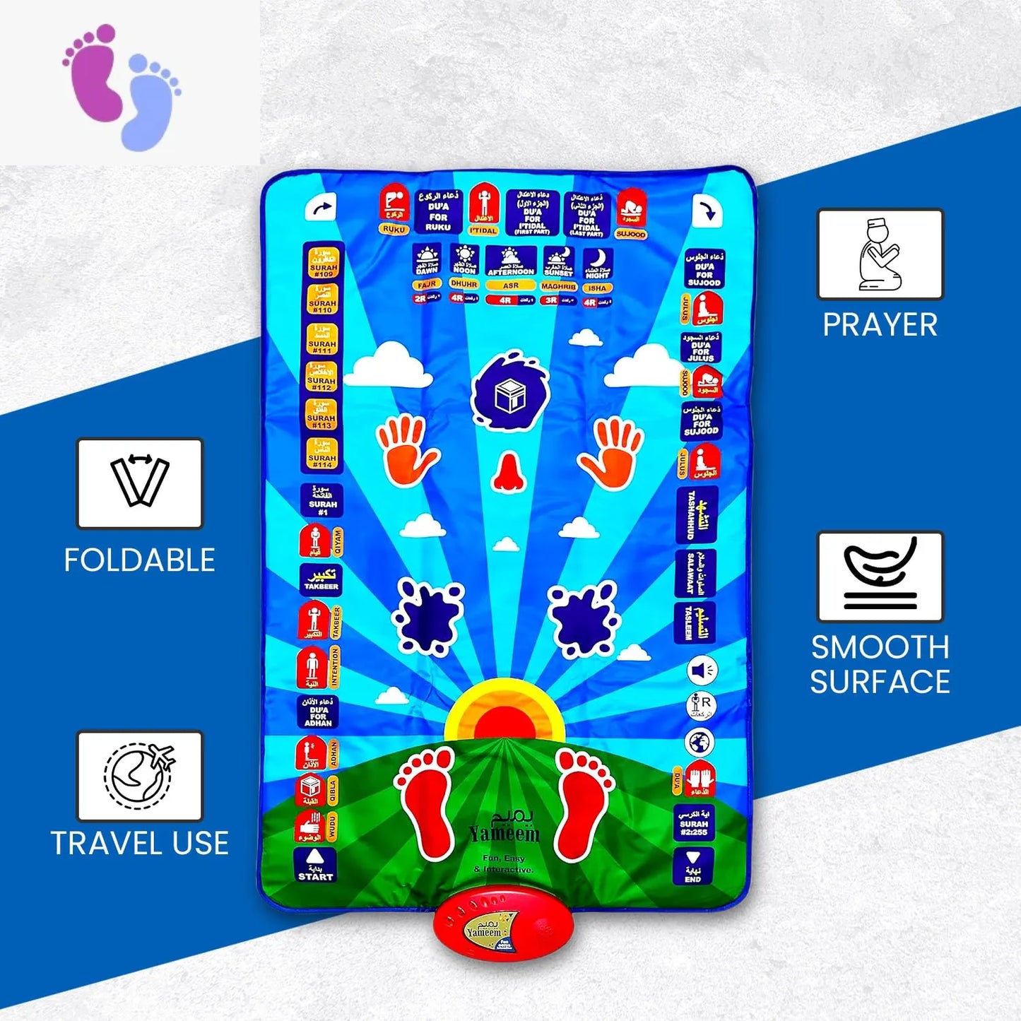 Kids Educational Smart Prayer Mat