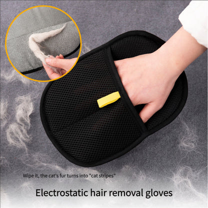 Double-Sided Pet Grooming Cleaning Gloves