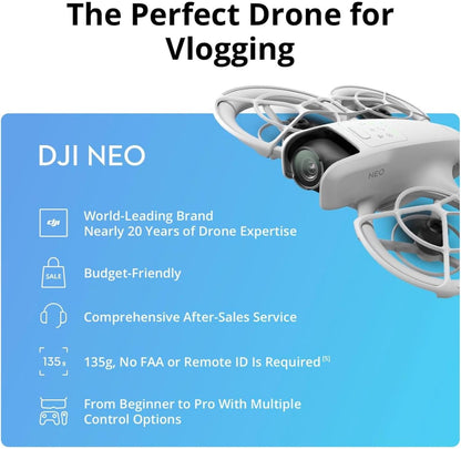 DJI Neo Mini Drone – كاميرا 4K وتصميم آمن