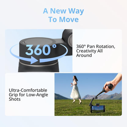 DJI Osmo Mobile 8 Phone Stabilizer مثبت تصوير للجوال | Built-in Tripod & Extension Rod | 10h Battery