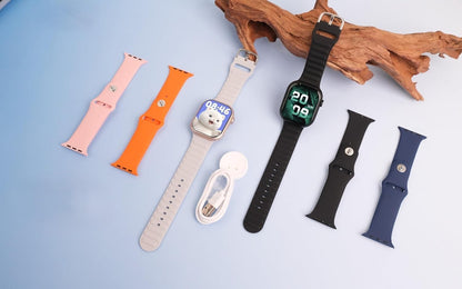 ساعة ذكية Bull Telzeal بشاشة AMOLED مقاس 2.2 إنش، 4G/5G، كاميرا 8MP، منفذ شريحة، مع 3 أساور