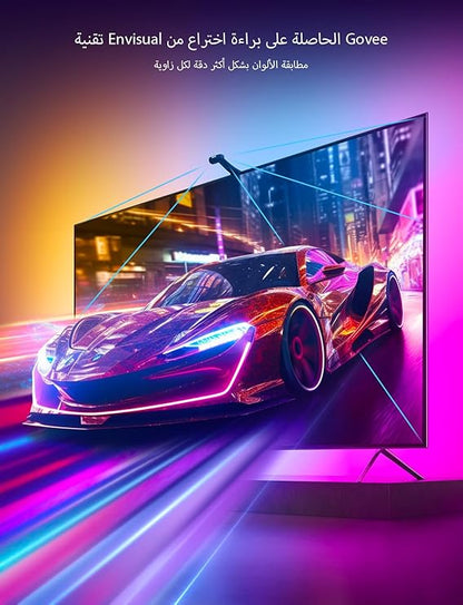 إضاءة خلفية LED للتلفزيون Govee Envisual T2 مع كاميرتين مزدوجتين