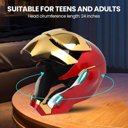 Iron Man MK 50 Wearable Helmet – Voice & RC Control, LED Eyes