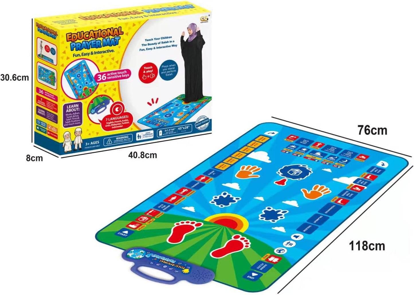 Kids Educational Smart Prayer Mat