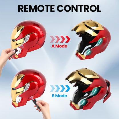 Iron Man MK 50 Wearable Helmet – Voice & RC Control, LED Eyes