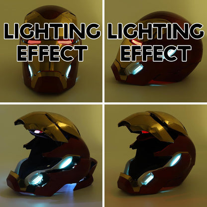 Iron Man MK 50 Wearable Helmet – Voice & RC Control, LED Eyes