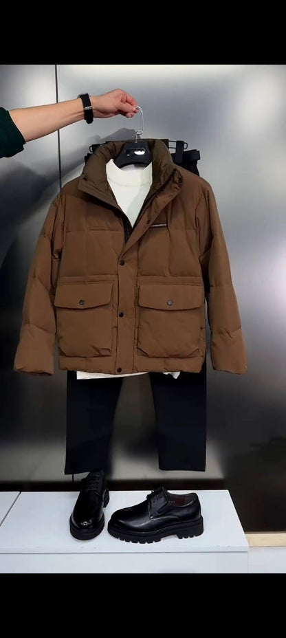 مجموعة مثالية: جاكيت، سروال وأحذية رياضية "التركيبة: قميص، بنطال وأحذية رياضية!"– Brown & Black Combo