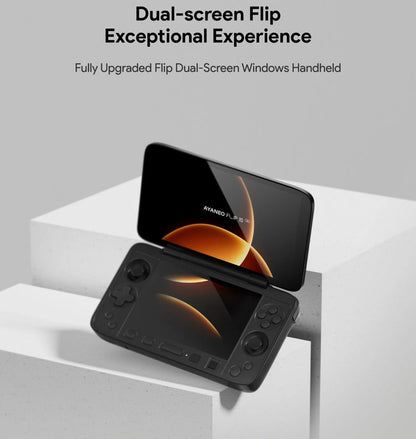 AYANEO FLIP 1S DS – Dual Screen Gaming Beast | جهاز الألعاب بشاشتين فخمة وأداء خارق