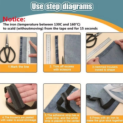 Easy DIY Pants Hem Repair Tape