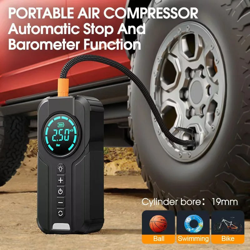 HeavyDuty Jump Starter | Tire Inflator Pump | Portable Power Bank