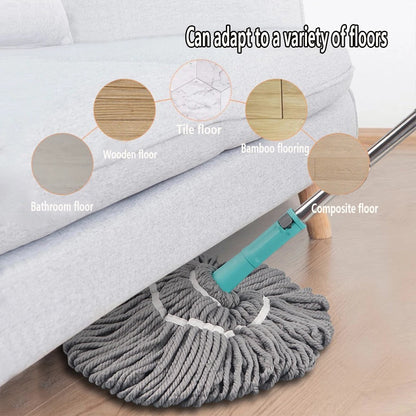 𝐄𝐚𝐬𝐲𝐂𝐥𝐞𝐚𝐧™ 2 in 1 360° Rotatable Self Cleaning Floor Mop