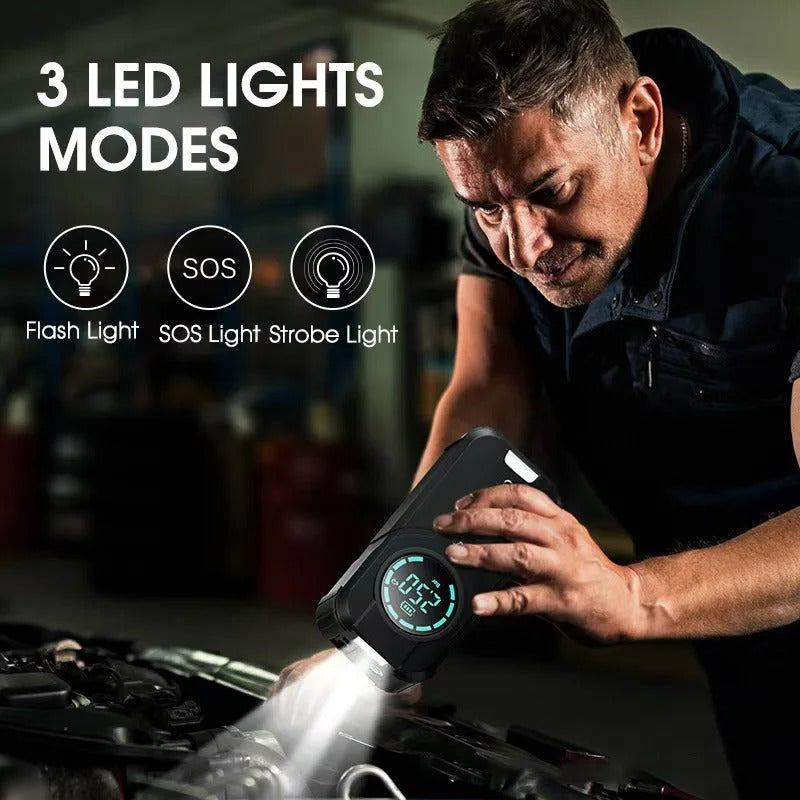 HeavyDuty Jump Starter | Tire Inflator Pump | Portable Power Bank