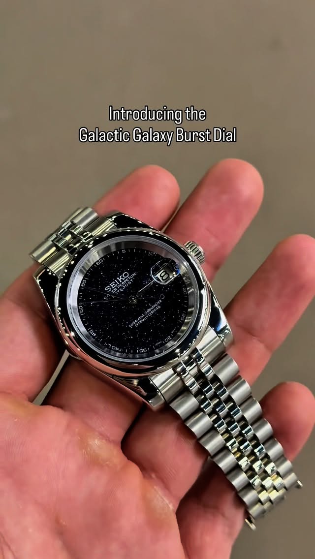 Galactic Galaxy Dial Automatic Watch – 904L Steel | ساعة فاخرة بتصميم المجرة