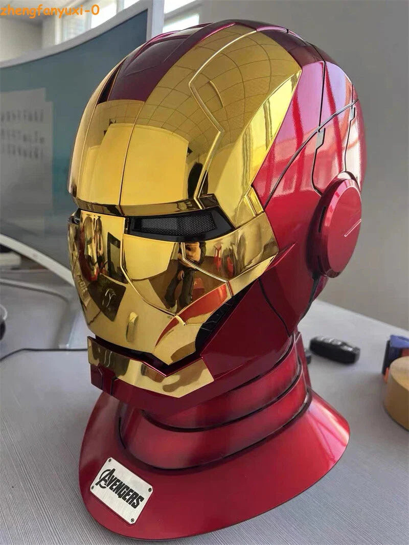 Iron Man MK 50 Wearable Helmet – Voice & RC Control, LED Eyes