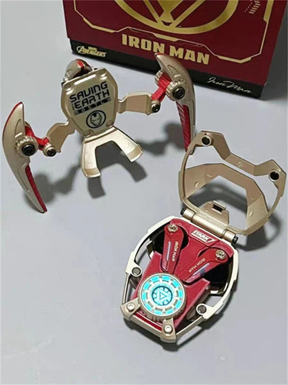 Marvel Iron Man Arc Reactor Wireless Earbuds – LED Futuristic Design سماعات مارفل آيرون مان اللاسلكية بتصميم مستقبلي وإضاءة LED